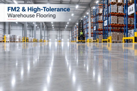 FM2 & High-Tolerance Warehouse Flooring – Skylark Industrial
